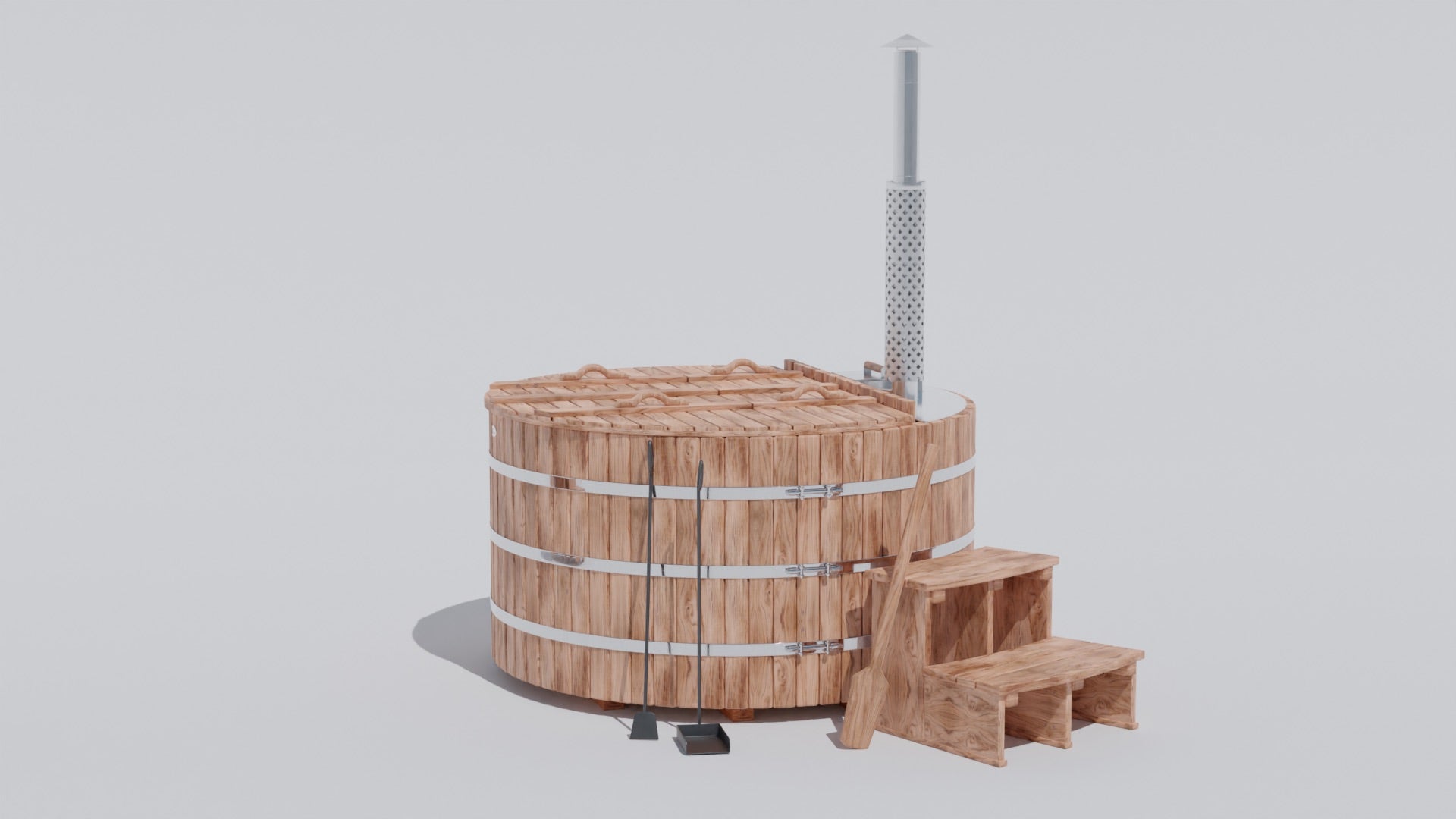 Bain nordique en bois