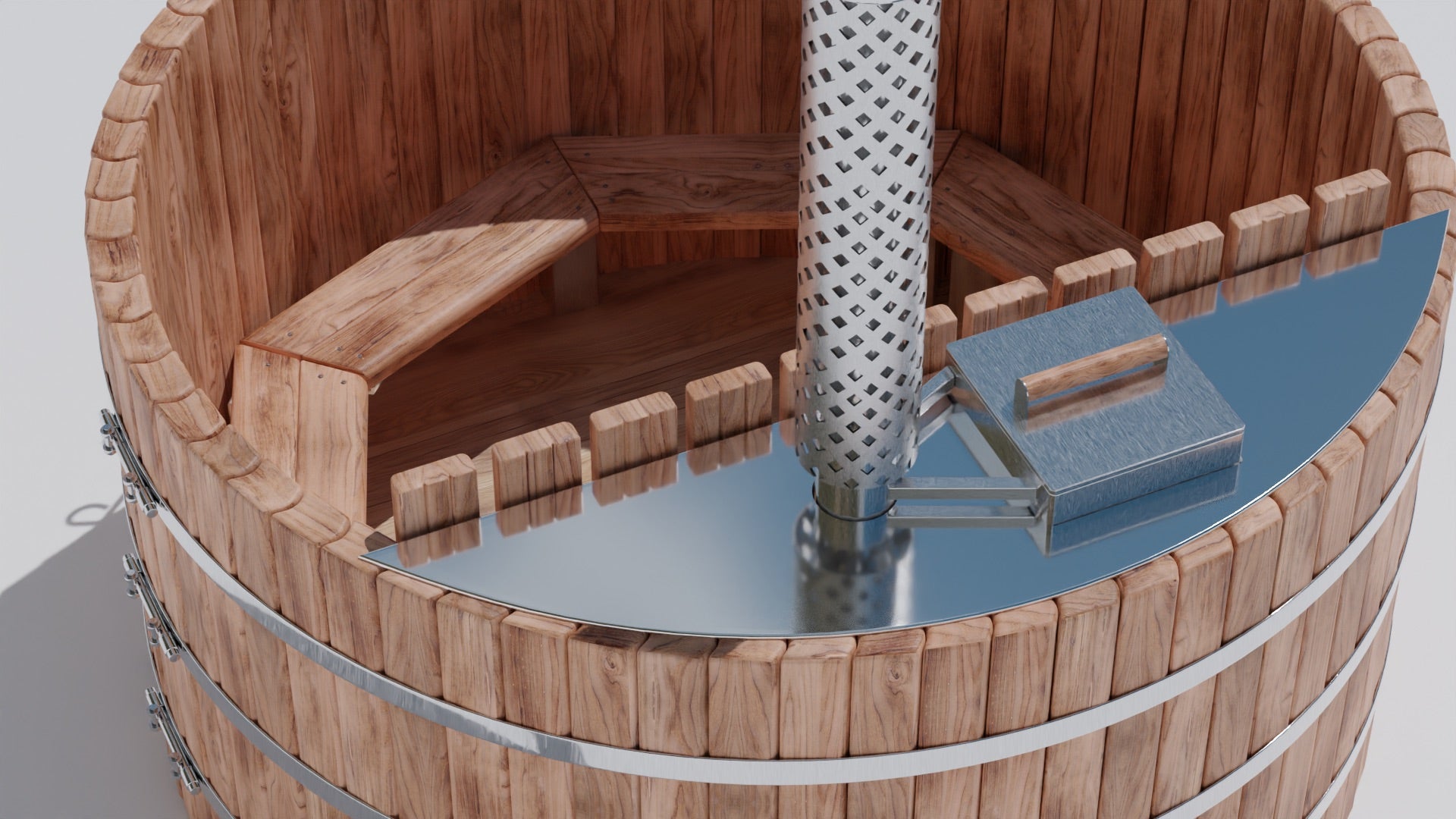 Bain nordique en bois