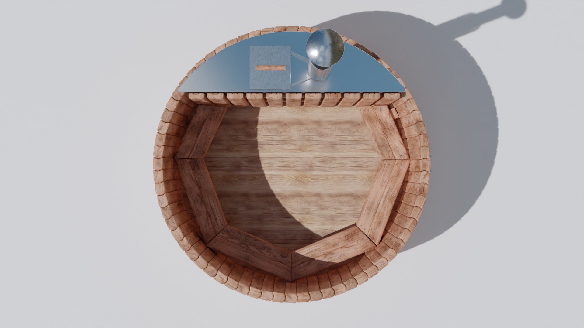 Bain nordique en bois
