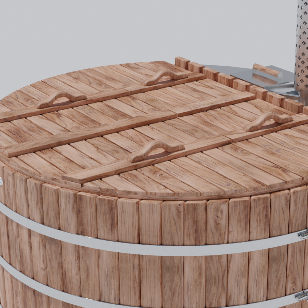 Couvercle en bois Thermowood